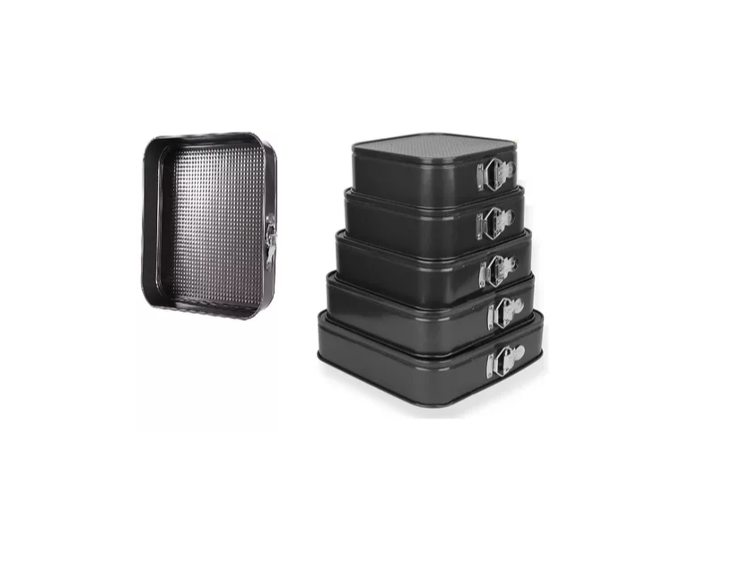 Set 6 Moldes Torta Desmontables Antiadherentes