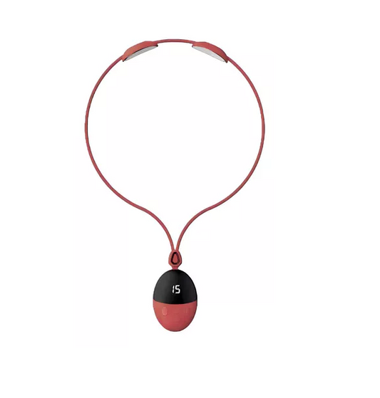 Masajeador Colgante De Cuello Por Impulsos Inteligente Ks-9 Color Rojo