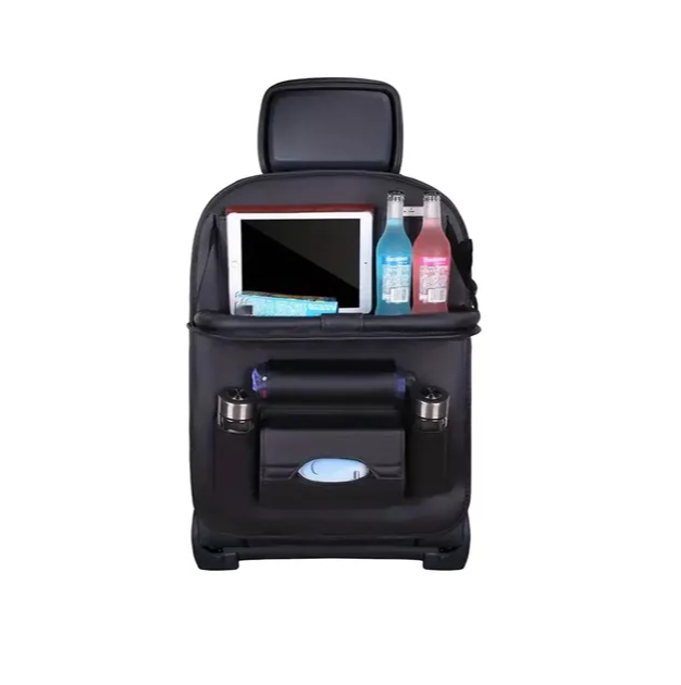 Organizador De Asiento De Respaldo Auto Bolsa Para Respaldo Color Negro