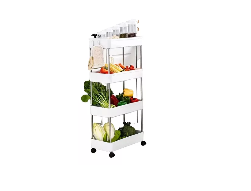 Mueble Organizador 4 Niveles Cocina Baño Sala Multifuncional