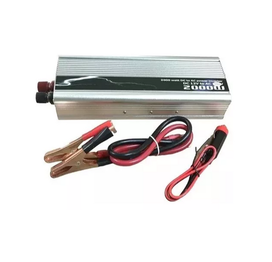 Inversor De Voltaje Conversor De Corriente Usb 12v 2000w