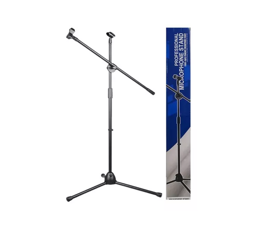 Soporte Para Micrófono Atril Profesional Stand P/ Micrófono Color Negro
