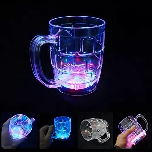 Taza Led Rgb Por Inducción Tazón Arcoíris Mug Para Café O Té