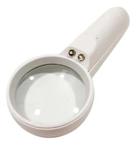 Lupa De Mano Portátil Mg6b-5 Con Iluminación 2 Led