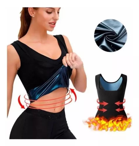 Faja Reductora Sweat Shaper Tipo Sauna Quema Grasa Spandex