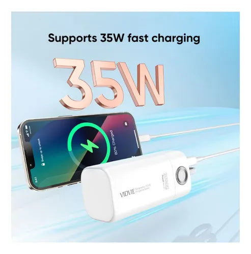 Power Bank Portátil Banco De Energía 2 En 1 Vidvie Pb711
