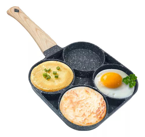 Sartén Multiusos 4 Divisiones P/huevos Hamburguesas