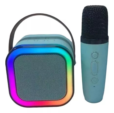Mini Parlante Altavoz + Micrófono Portátil Karaoke Bluetooth