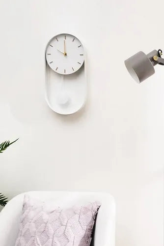 Reloj De Pared De Péndulo Moderno Mural De Péndulo