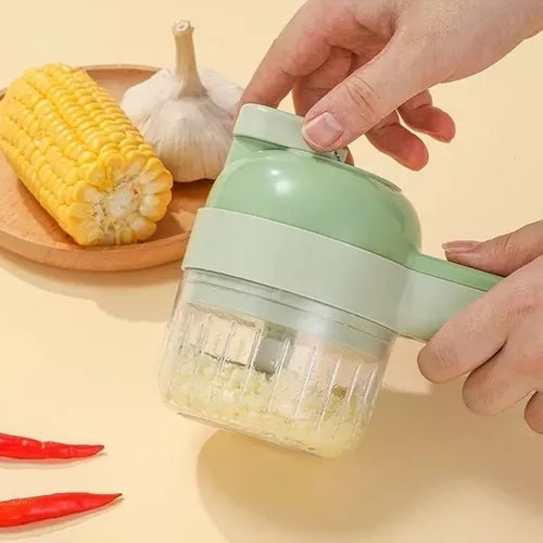 Juego Cortador De Verduras De Mano Eléctrico