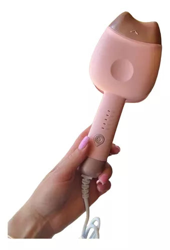 Rizador Ondulador De Pelo En Forma De Patita De Gato Color Rosa