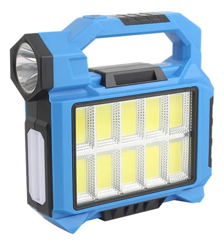 Linterna Led Lámpara Solar Usb Camping Trabajo Portátil