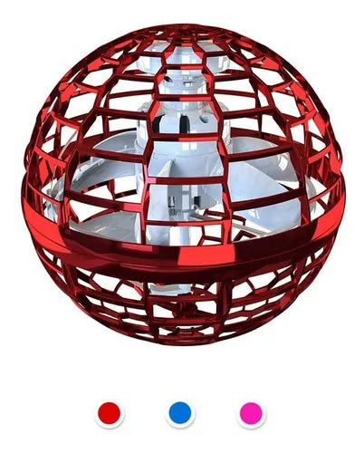 Pelota Voladora Esfera Luz Led Rgb Mini Drone