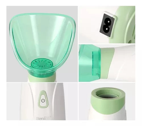 Vaporizador Facial Sauna Facial Benice A-508 Color Rosa