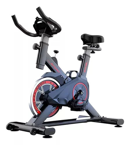 Bicicleta Spinning Con Monitor Alta Resistencia Ajustable