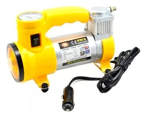 Compresor 12v Con Linterna Ac-pro Cyclone