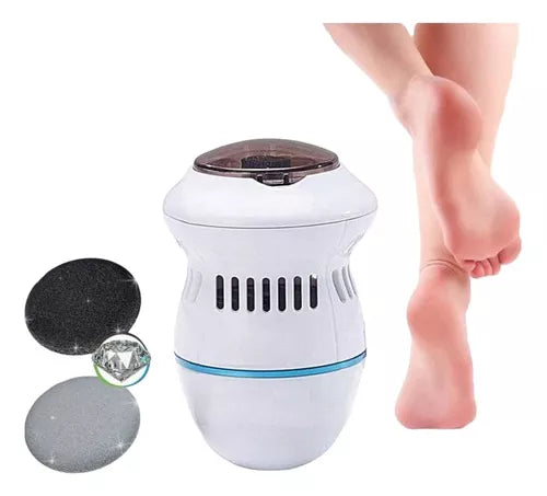 Removedor De Callos Exfoliador Limpieza Pies Suaves Usb Color Blanco