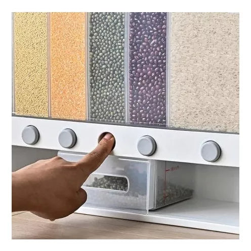 Dispensador Cereal Granos Frutos Secos Arroz Compartimientos