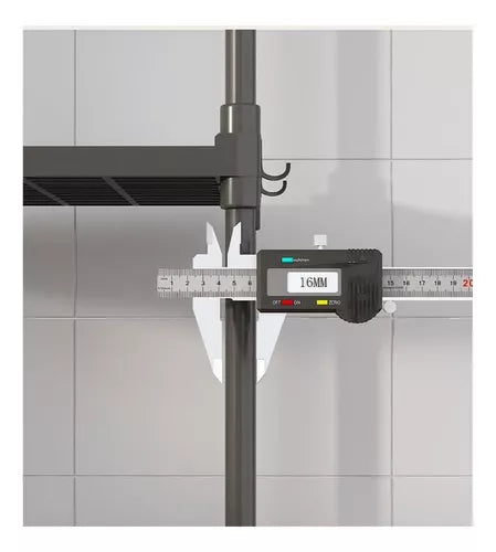 Estante Organizador De Baño Cocina Sala Multifuncional Color Negro