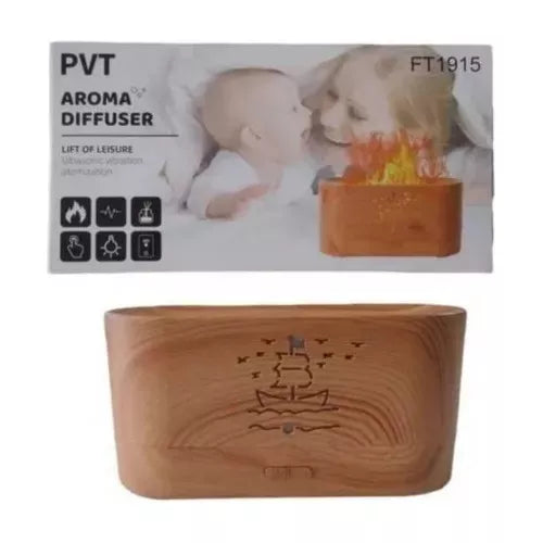 Humidificador Difusor De Aromas Llama Ultrasónica Ft1915