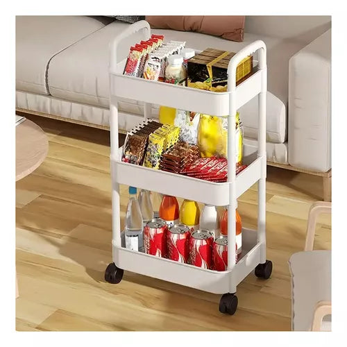 Carrito Organizador Ruedas Multiusos 3 Niveles