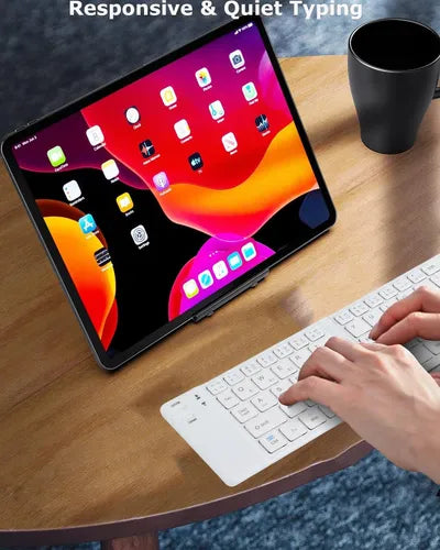 Mini Teclado Inalámbrico Plegable Portátil Mk-1007