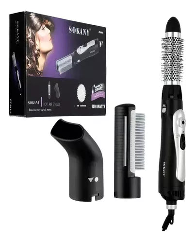 Cepillo 3 En 1 Cepillo Anti Frizz Cepillo Secador Y Alisador