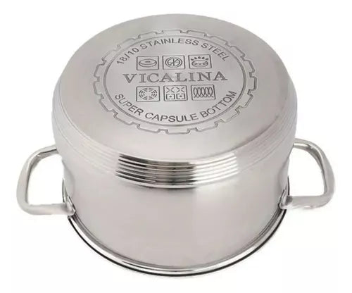 Cacerola Olla Acero Inoxidable