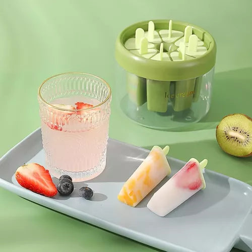 Molde De Silicona Para Hacer Helados De Paleta Hielo