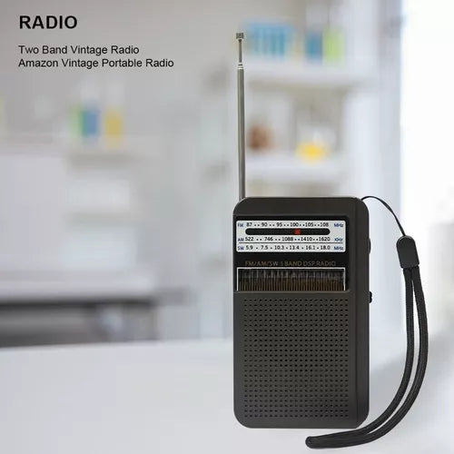 Radio Portátil Bolsillo Am/fm Antena Mk-308