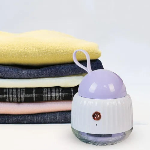 Removedor De Pelusas Afeitadora De Telas Y Cepillo 2 En 1 Color Lila