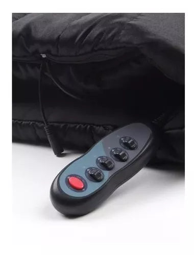 Colchoneta Masajeadora De Espalda Con Control Y Calor