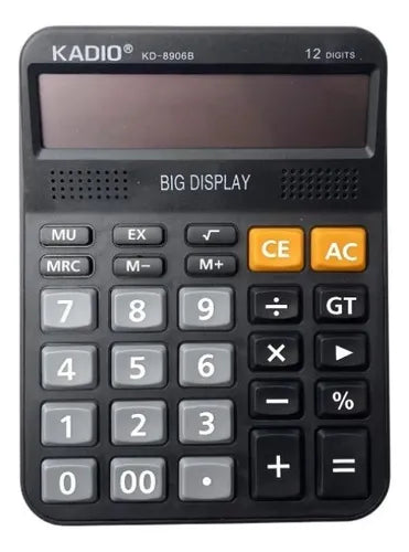 Calculadora Kadio Kd8906b 12 Dígitos