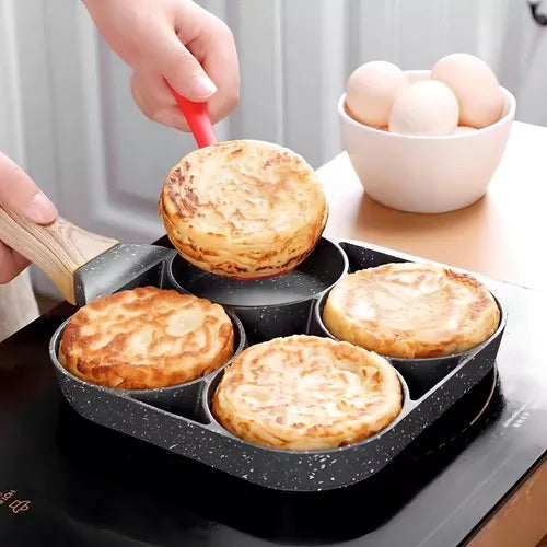 Sartén Multiusos 4 Divisiones P/huevos Hamburguesas
