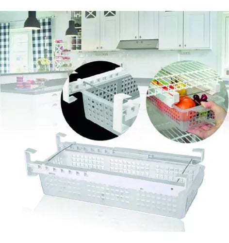 Organizador De Refrigerador Con Riel Deslizamiento Cajón