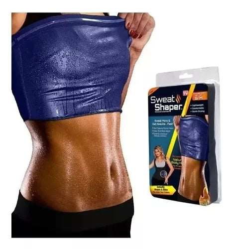 Faja Reductora Sweat Shaper Tipo Sauna Quema Grasa Spandex