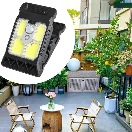 Luces Solares Con Pinza Luz Solar Impermeable Con Sensor