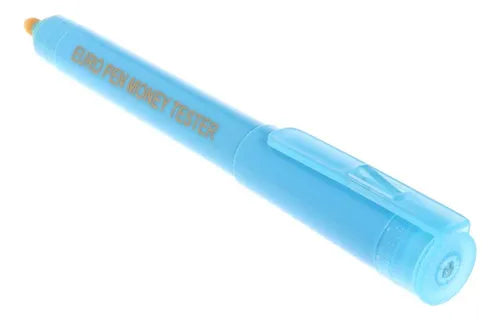 Bolígrafo Detector De Billetes Falsos Lápiz Luz Uv Color Celeste