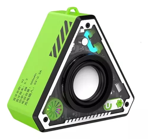 Mini Altavoz Bluetooth Inalámbrico Portátil Con Luz V2