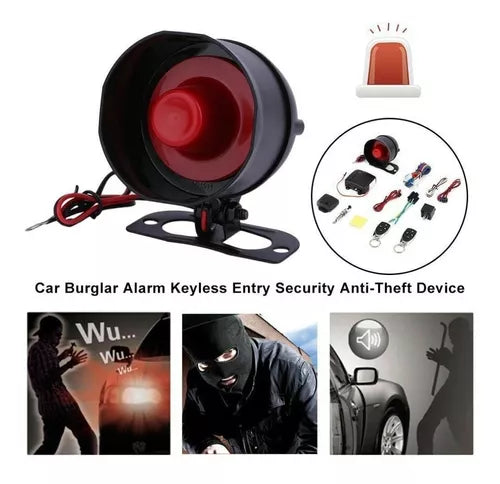 Alarma De Auto Sistema Universal Control Remoto Seguridad