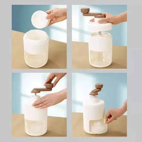 Máquina Trituradora De Hielo Manual Moledor Ice Shaver