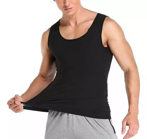 Polera Reductora Faja Compresión Efecto Sauna Sweat Shaper