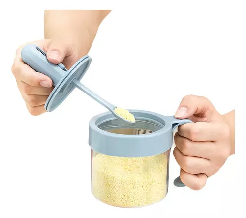 Tarro De Condimento Con Cuchara Para Cocina