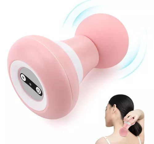 Mini Masajeador Muscular Relajante P/ Músculos Portátil Usb Color Rosa
