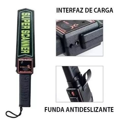 Detector De Metal De Mano Paleta Scanner