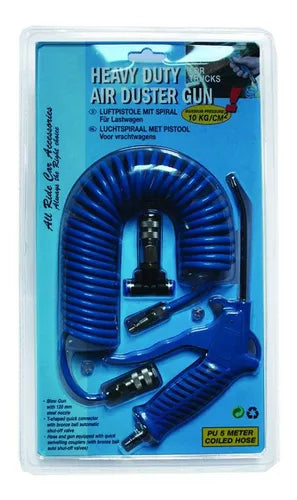 Pistola De Aire Sopladora Manguera Espiral
