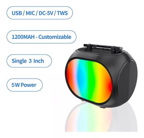 Parlante Altavoz Radio Inalámbrico Usb Zqs1321 3 Pulgadas 5w