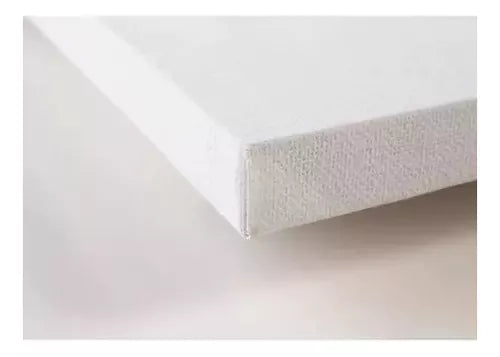 Bastidor De Madera Lienzo De Tela Pintura Blanco 50cmx70cm