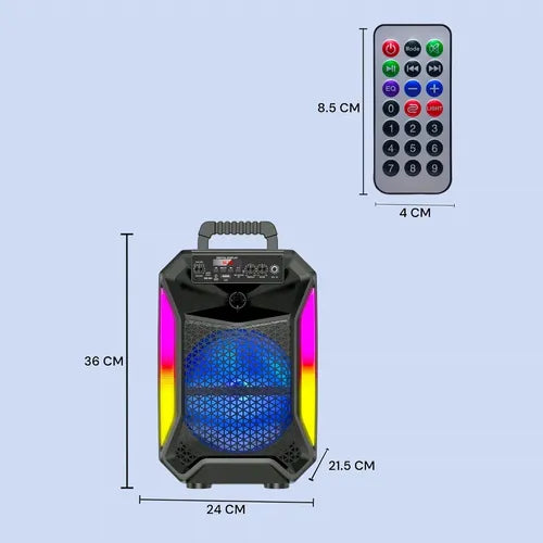 Parlante Altavoz Karaoke + Micrófono Bocina Gy-806