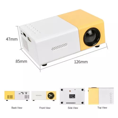Mini Proyector Portátil Alta Resolución Hdmi 24a 60 Pulgadas